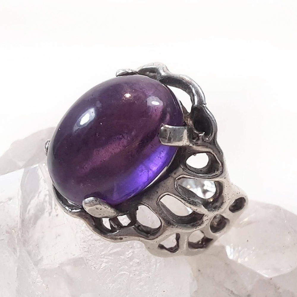 Sterling Silver Amethyst Ring